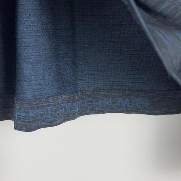 Lululemon Men’s Metal Vent Tech Half Zip Sweatshirts Sz L Navy Lightweight Gym - Picture 3 of 8